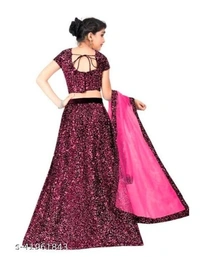 Tinkle Funky Kids Girl Lahnga Cholis - Free Home Delivery , 5 color available , 7-8 Year, pack of 1