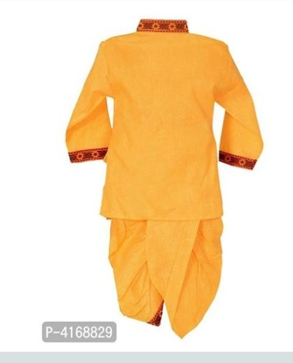 Krishna Kurta Fress  - Yellow , Free Home Delivery , 1 To 6 Years available , pack of 1