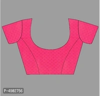 Beautiful Georgette Sare With Blouse Piece - Free Home Delivery , Free , pink, pack of 1