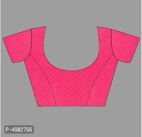 Beautiful Georgette Sare With Blouse Piece - Free Home Delivery , Free , pink, pack of 1