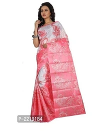Daily wear Women Saree - Free Home Delivery , Free, Yellow pink orange begani, pack of 1