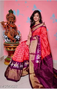 Abhisarika Drishya Saree - Free Home Delivery , Free, 3 color available , pack of 1