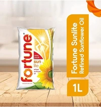 Fortune Sun Lite Refined Sunflower Oil - Free Home Delivery , 1 Ltr., pack of 1