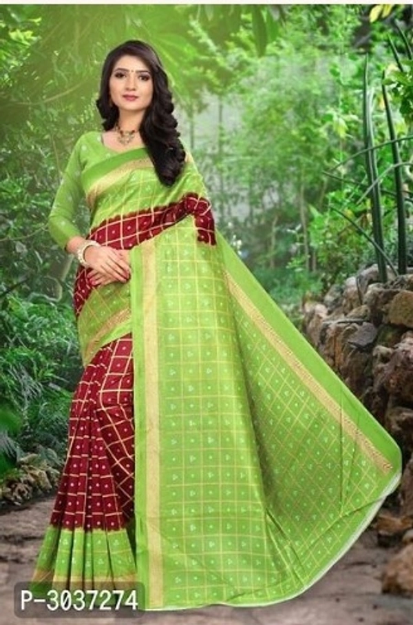 Trending Printed Art Silk Saree With Blouse Piece - 4 color available , Free Home Delivery , Free , pack of 1