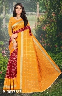 Trending Printed Art Silk Saree With Blouse Piece - 4 color available , Free Home Delivery , Free , pack of 1