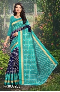Trending Printed Art Silk Saree With Blouse Piece - 4 color available , Free Home Delivery , Free , pack of 1