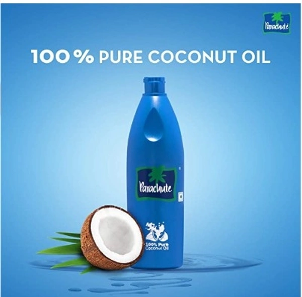 Parachute 100 % Pure Coconut Oil, 300 ml  - Free shipping , 600ml, pack of 1