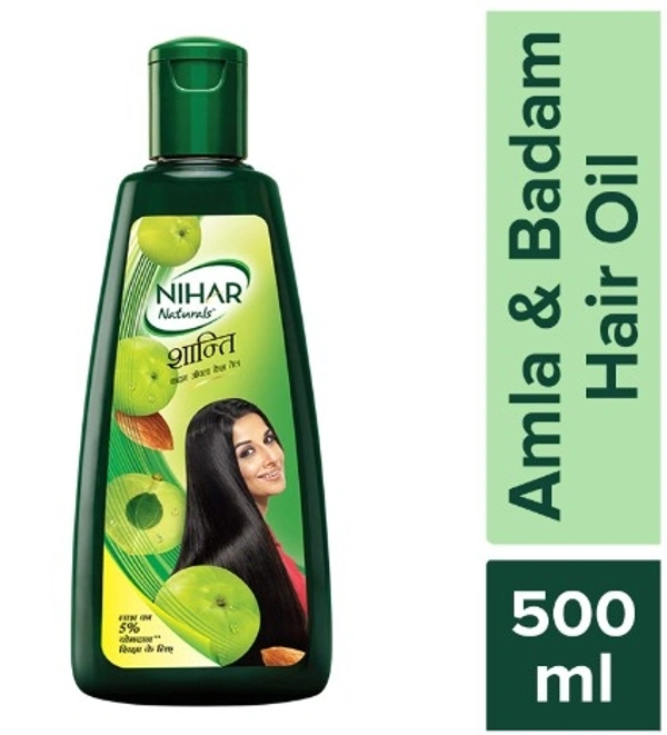 Nihar Shanti Amla and Badam Hair Oil,  - Free shiping , 175ml