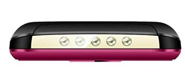 Micromax Dual SIM X816, Black and Maroon - Free , pack of 1, dark red