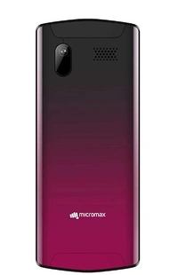 Micromax Dual SIM X816, Black and Maroon - Free , pack of 1, dark red
