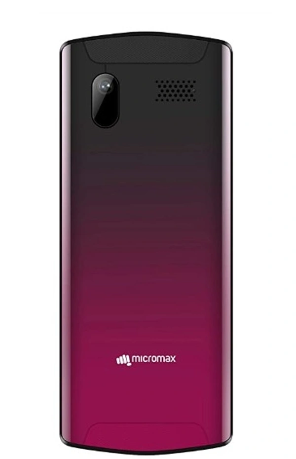 Micromax Dual SIM X816, Black and Maroon - Free , pack of 1, dark red