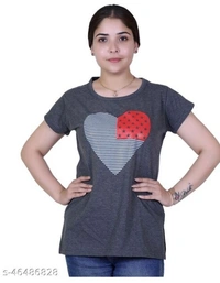 Vereyan Cotton Woman Long T-shirt - 5 color available , Free shipping , M, L, Xl, pack of 1