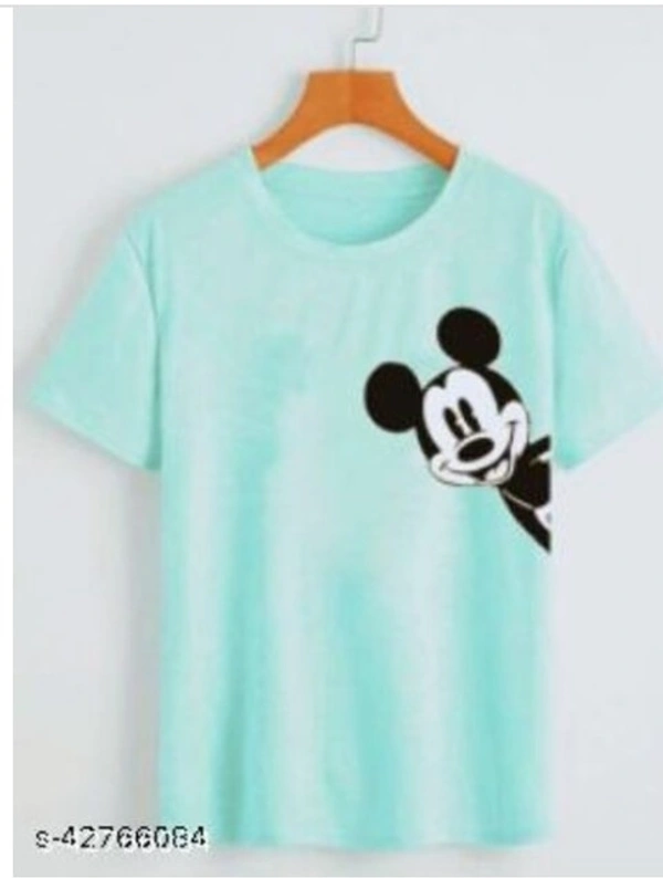 Trendy Latest Woman Tshirt - 4 color available , Free , S.M.L.XL, pack of 1