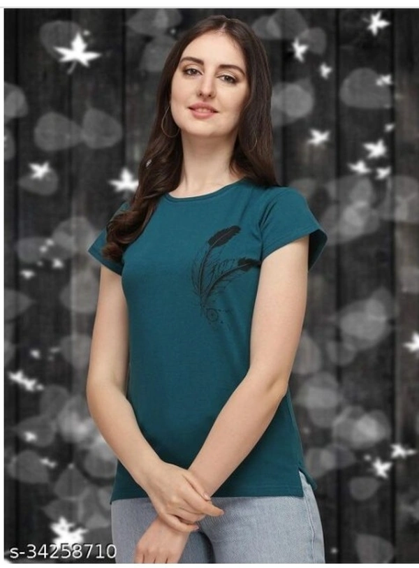 Trendy Fashionable Woman Tshirt - 8 color available , Free shipping , S.M.L.XL, pack of 1