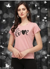Trendy Fashionable Woman Tshirt - 8 color available , Free shipping , S.M.L.XL, pack of 1