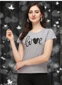Trendy Fashionable Woman Tshirt - 8 color available , Free shipping , S.M.L.XL, pack of 1