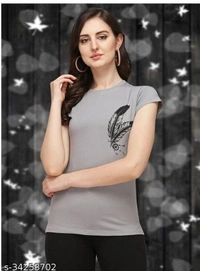 Trendy Fashionable Woman Tshirt - 8 color available , Free shipping , S.M.L.XL, pack of 1