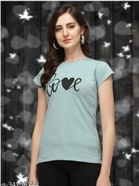 Trendy Fashionable Woman Tshirt - 7 color available , Free shipping , S.M.L.XL, pack of 1