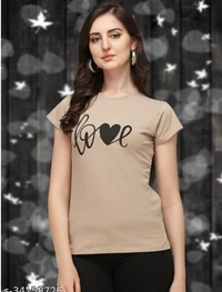 Trendy Fashionable Woman Tshirt - 7 color available , Free shipping , S.M.L.XL, pack of 1