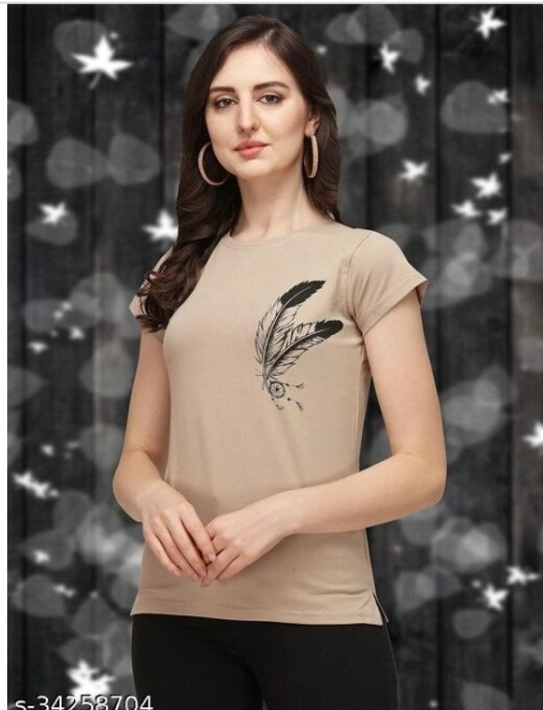 Trendy Fashionable Woman Tshirt - 7 color available , Free shipping , S.M.L.XL, pack of 1