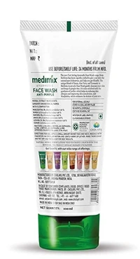 Medimix Ayurvedic Anti Pimple Face Wash, 100ml - Free shipping , 100ml