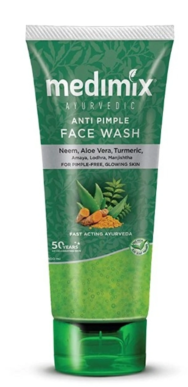 Medimix Ayurvedic Anti Pimple Face Wash, 100ml - Free shipping , 100ml