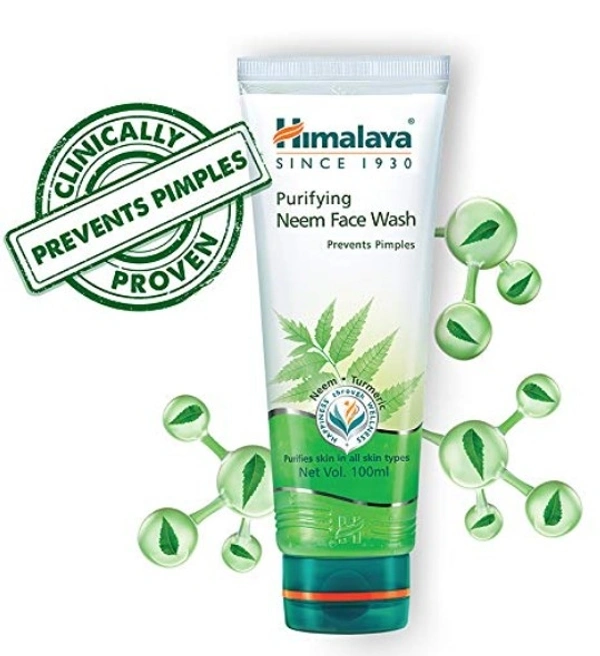 Himalaya Herbals Purifying Neem Face Wash, 100ml - Free shipping , 100ml