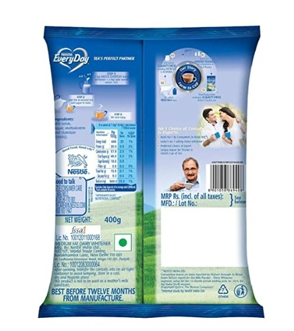 Nestlé Everyday Dairy Whitener Powder, 400g Pouch - Free shipping , 200g
