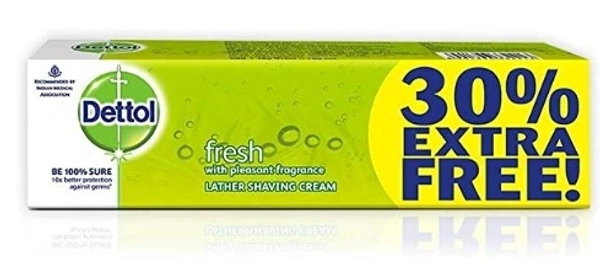 Dettol lather shaving cream 60g+18gfree=78g - Free shipping , 78g, pack of 1
