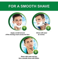 Dettol lather shaving cream 60g+18gfree=78g - Free shipping , 78g, pack of 1