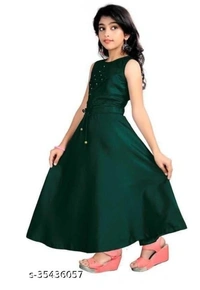 Classic Girl Ethnic Gowns - 4 color available , Free shipping , pack of 1