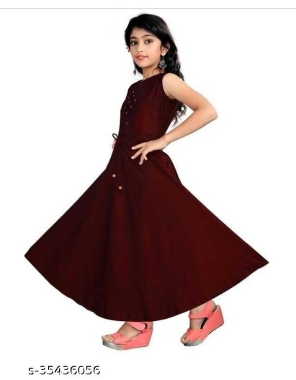 Classic Girl Ethnic Gowns - 4 color available , Free shipping , pack of 1