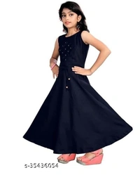 Classic Girl Ethnic Gowns - 4 color available , Free shipping , pack of 1