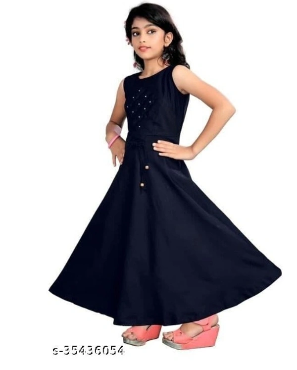 Classic Girl Ethnic Gowns - 4 color available , Free shipping , pack of 1