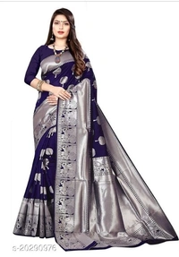 Designer Girl Saree - 5 color available , Free shipping , Free , pack of 1