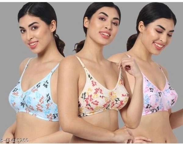 StyFun cotton bra - 3 color available , 3pcs, please check the Description , Free shipping 