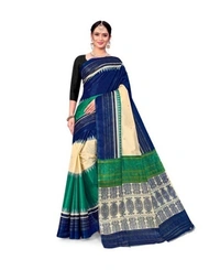 Beautiful Abstract Print Silk Saree - 4 color available , 1pcs, Free shipping , Free 