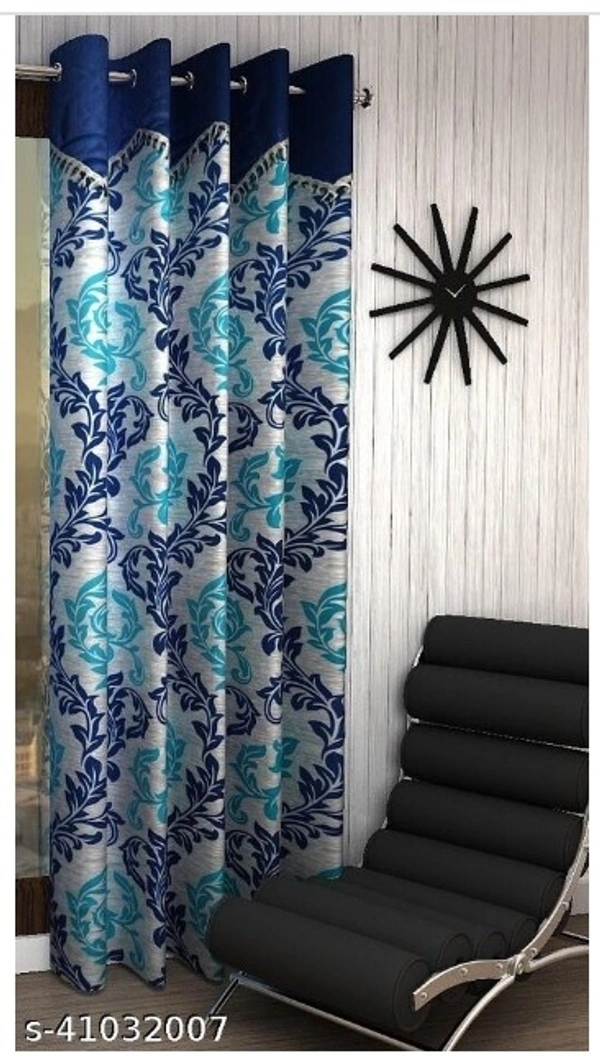 Stylish Curtains  - 5 color available , pack of 1, Free shipping , 5feet 7feet 9feet