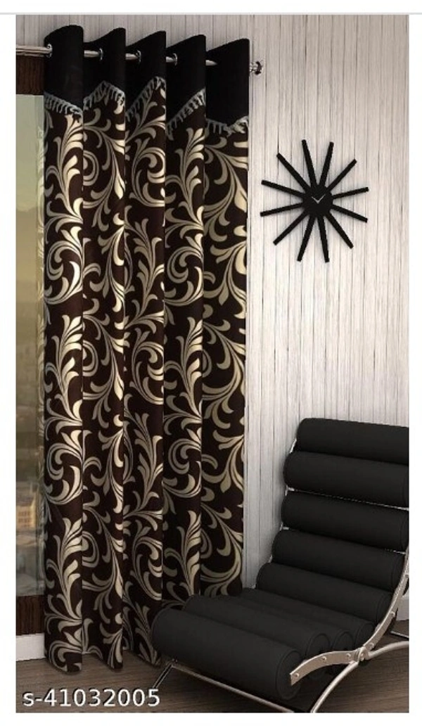 Stylish Curtains  - 5 color available , pack of 1, Free shipping , 5feet 7feet 9feet