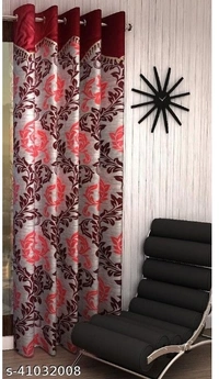 Stylish Curtains  - 5 color available , pack of 1, Free shipping , 5feet 7feet 9feet