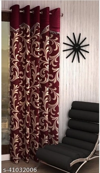 Stylish Curtains  - 5 color available , pack of 1, Free shipping , 5feet 7feet 9feet