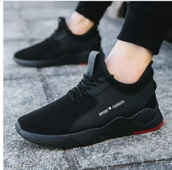 Nobelite New Stylish Sports and Running shoes for Men Running Shoes Lace-Up Men - black , pairs of 1, Free shipping , show the description 