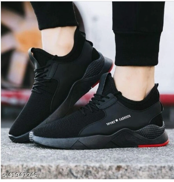 Nobelite New Stylish Sports and Running shoes for Men Running Shoes Lace-Up Men - black , pairs of 1, Free shipping , show the description 