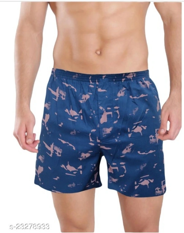 Men Cotton Boxers - 5 color available , pack of 1, Free shipping , show the description 