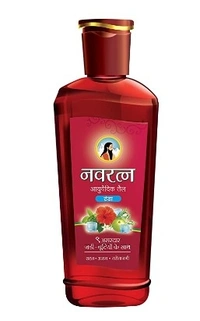 Navratna Ayurvedic cool hair oil with 9 herbal ingredients, 300ml - Free shipping , 300ml