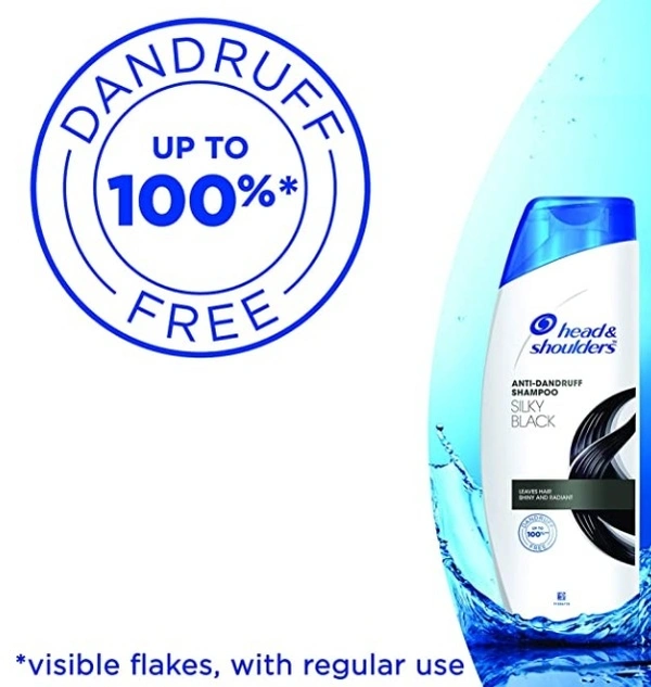 Roll over image to zoom inHead & Shoulders , Anti Dandruff Shampoo, Silky Black, - Free shipping , 180ml