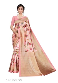 Aishani Petite Sarees - 8 color available , pack of 1, Free shipping , Free 