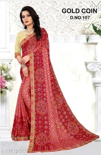 Aishani Refined Sarees - pack of 1, Free shipping , Free , 4 color available 