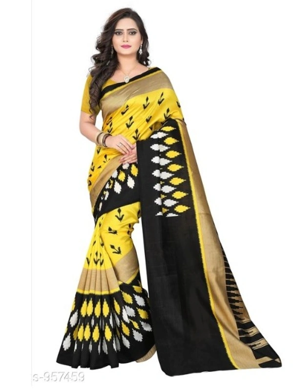 Stunning Bhagalpuri Art Silk Saree - 4 color available , pack of 1, Free shipping , Free 