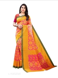 Banita Graceful Sarees - Red, pack of 1, Free shipping , Free 